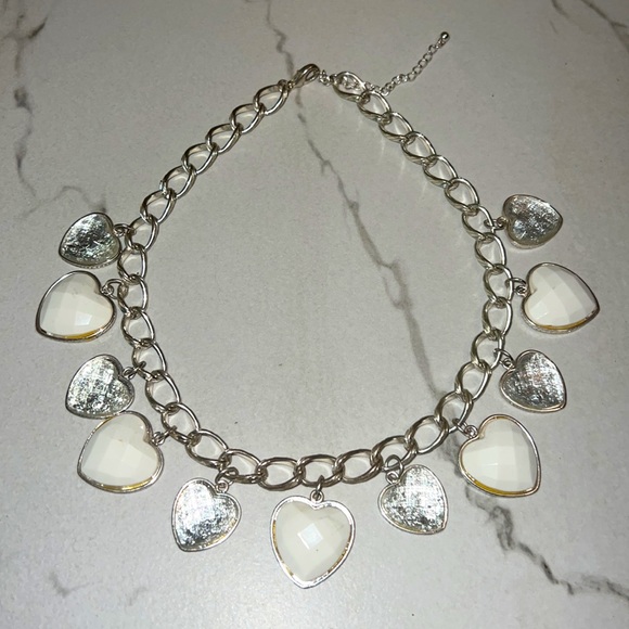 jcpenney Jewelry Elegant Dangling Heart Strand Necklace Valentines